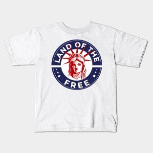 Liberty 4th of july - freedom Kids T-Shirt